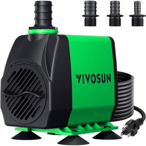 image:imageVIVOSUN 550GPH Submersible Pump2000LH 35W Ultra Quiet Water Pump with 82ft High Lift Fountain Pump with 65ft Power Cord 3 Nozzles for Pond Aquarium Statuary Hydroponics75800