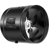 image:imageVIVOSUN Inline Booster Duct Fan 6 240 CFM HVAC Exhaust Ventilation Fan with Low Noise for Basements Bathrooms Kitchens Attics Grow Tents BlackBasic