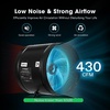 image:imageVIVOSUN Inline Booster Duct Fan 8 430 CFM with Speed Controller and 25 Feet 8 Inch Flex Air Aluminum Duct for Ventilation Ducting with 2pcs 8 Inch Stainless Steel Clamps