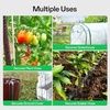 image:imageVIVOSUN 10x7x7 Ft Large Walk in Greenhouse and 6 Inch 50Pack Garden Stakes Galvanized Steel Landscape Staples 11 Gauge UShaped Pins for Weed Barrier Fabric Ground Cover Soaker Hose