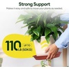 image:imageVIVOSUN 5Pack 3 Gallons Grow Bags Heavy Duty Thickened Nonwoven Fabric Pots and 6 Pack Plant Saucer 8 10 12 inch Plant Saucers for Indoor Heavy Duty Plastic Plant Trays for pots Grow Bag