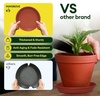 image:imageVIVOSUN 5Pack 3 Gallons Grow Bags Heavy Duty Thickened Nonwoven Fabric Pots and 6 Pack Plant Saucer 8 10 12 inch Plant Saucers for Indoor Heavy Duty Plastic Plant Trays for pots Grow Bag