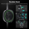 image:imageVIVOSUN AeroWave D4 4 Grow Tent Clip Fan with Detachable Hook 3Speed Strong amp Quiet Airflow Adjustable Airflow Angle for Hydroponics Circulation amp Cooling Black 1Pack41 Pack