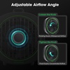image:imageVIVOSUN AeroWave D4 4 Grow Tent Clip Fan with Detachable Hook 3Speed Strong amp Quiet Airflow Adjustable Airflow Angle for Hydroponics Circulation amp Cooling Black 1Pack41 Pack