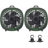 image:imageVIVOSUN AeroWave D4 4 Grow Tent Clip Fan with Detachable Hook 3Speed Strong amp Quiet Airflow Adjustable Airflow Angle for Hydroponics Circulation amp Cooling Black 1Pack42 Pack