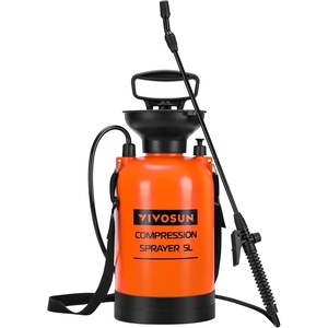 image:imageVIVOSUN 2Gallon Pump Pressure Sprayer  Lawn amp Garden Water Sprayer with Adjustable Shoulder Strap for Spraying Plants Garden Watering and Household CleaningOrange