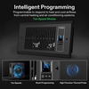 image:imageVIVOSUN Quiet Register Booster Fan 410 Smart Register Vent with Intelligent Thermostat Control Cooling Heating AC Vent Booster Fan BrownBlack