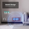 image:imageVIVOSUN Quiet Register Booster Fan 410 Smart Register Vent with Intelligent Thermostat Control Cooling Heating AC Vent Booster Fan BrownBrown