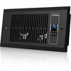 image:imageVIVOSUN Quiet Register Booster Fan 410 Smart Register Vent with Intelligent Thermostat Control Cooling Heating AC Vent Booster Fan BrownBlack