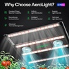 image:imageVIVOSUN AeroLight 850W LED Grow Light Indoor Plant Light Bars with Fan  Grow Tent Cooling Ventilation App Control GrowHub Compatible 5x5ft Coverage3x3