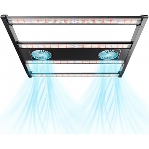 image:imageVIVOSUN AeroLight 850W LED Grow Light Indoor Plant Light Bars with Fan  Grow Tent Cooling Ventilation App Control GrowHub Compatible 5x5ft Coverage3x3