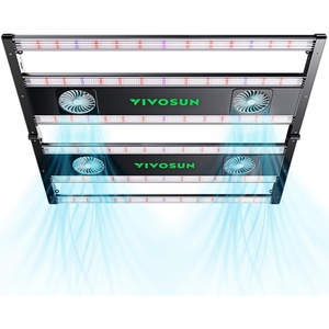 image:imageVIVOSUN AeroLight 850W LED Grow Light Indoor Plant Light Bars with Fan  Grow Tent Cooling Ventilation App Control GrowHub Compatible 5x5ft Coverage4x4