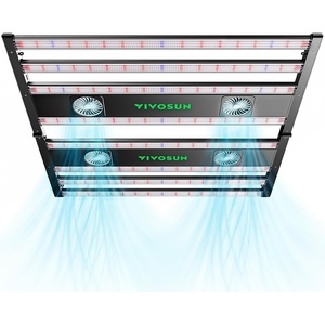image:imageVIVOSUN AeroLight 850W LED Grow Light Indoor Plant Light Bars with Fan  Grow Tent Cooling Ventilation App Control GrowHub Compatible 5x5ft Coverage5x5