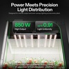 image:imageVIVOSUN AeroLight 320W LED Grow Light Indoor Plant Light Bars with Fan  Grow Tent Cooling Ventilation App Control GrowHub Compatible 4x2ft Coverage5x5