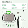 image:imageVIVOSUN Battery Powered Sprayer 2 Gallons for Lawn and Garden Watering  Electric Sprayer with Ergonomic Handle 3 Mist Nozzles Retractable Wand Waterproof and Long Battery Life Weed Pest Control
