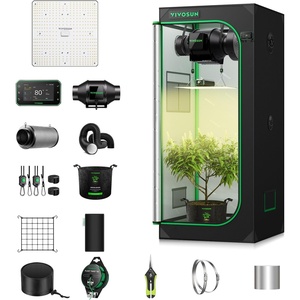 image:imageVIVOSUN 3X3 Smart Grow Tent Kit with 320W Bar Lumalight E42A WiFi Control28x28x63