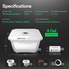 image:imageVIVOSUN FlexFeed DWC Hydroponic System Kit Deep Water Culture Grow Kit2 Buckets  Smart Controller