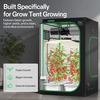 image:imageVIVOSUN FlexFeed DWC Hydroponic System Kit Deep Water Culture Grow Kit4 Buckets  Smart Controller