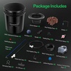 image:imageVIVOSUN FlexFeed DWC Hydroponic System Kit Deep Water Culture Grow Kit8 Buckets  Top Drip Kit