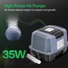 image:imageVIVOSUN FlexFeed DWC Hydroponic System Kit Deep Water Culture Grow Kit8 Buckets  Top Drip Kit