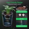 image:imageVIVOSUN FlexFeed DWC Hydroponic System Kit Deep Water Culture Grow Kit8 Buckets  Top Drip Kit
