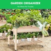 image:imageVIVOSUN Raised Garden Bed with Legs amp Wheels Outdoor Wood 46x24x32 Mobile46 x 24 x 32 Inches Elevated With Wheels