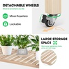 image:imageVIVOSUN Raised Garden Bed with Legs amp Wheels Outdoor Wood 46x24x32 Mobile46 x 24 x 32 Inches Elevated With Wheels